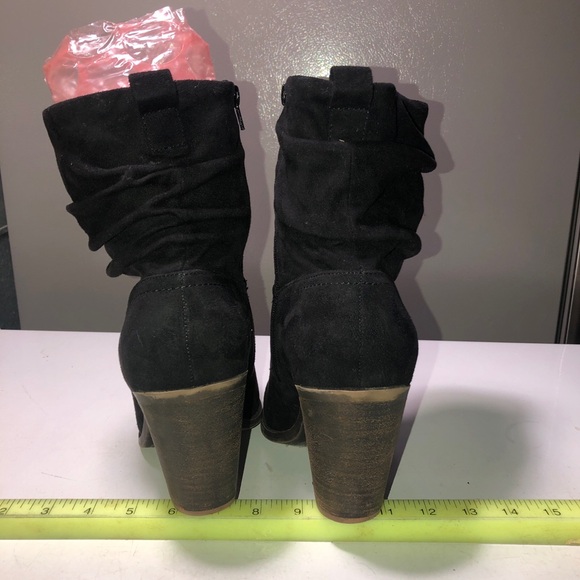 FERGALICIOUS BY FERGIE WOMEN’S 11 BLACK ZIP BOOTS / VERY NICE CONDITION - Picture 9 of 9